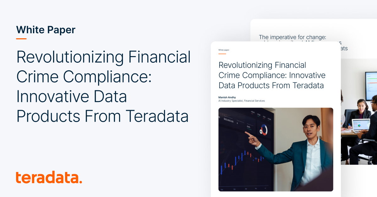 Teradata Financial Model Financial Crime Compliance | Teradata