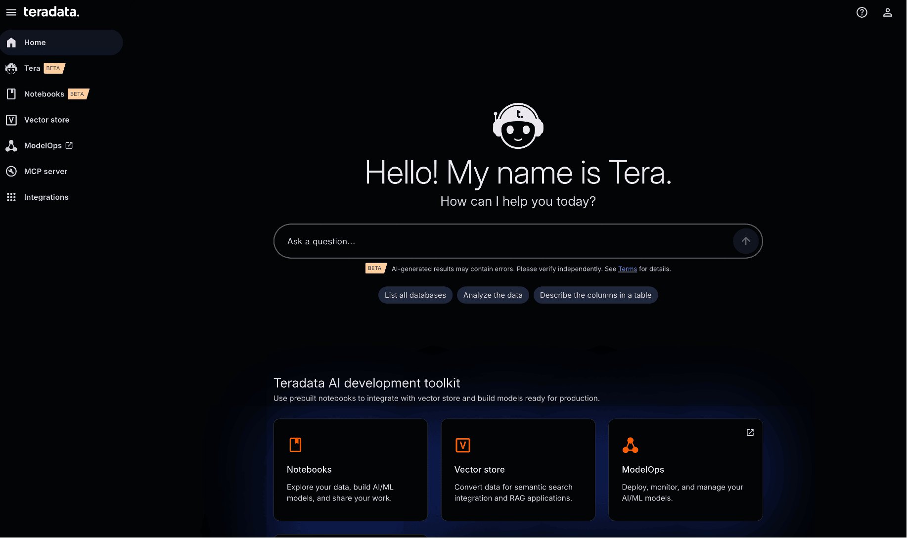 AI Studio unified workspace on the Autonomous Knowledge Platform for notebooks, ModelOps, and ModelHub