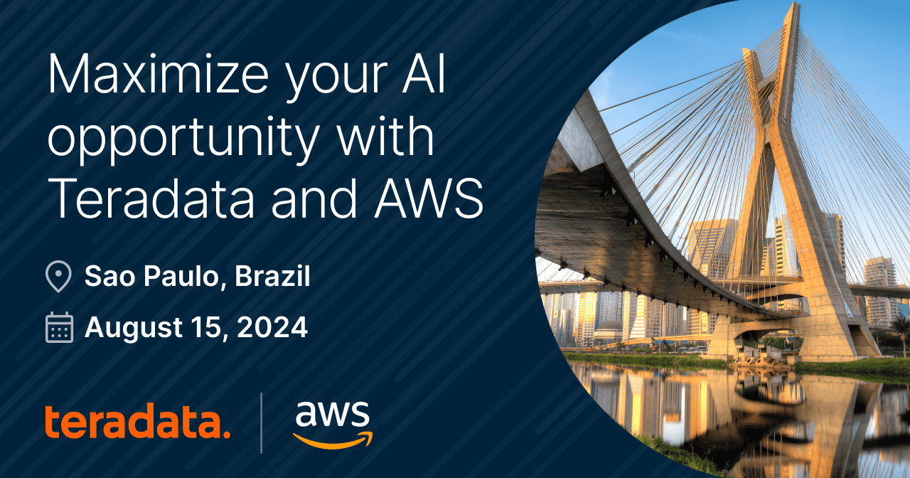 Meet with Teradata at the AWS Summit – Sao Paulo | Teradata